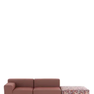 PLASTICS OUTDOOR LIBERTY 2 Seater + 1 Pouf Artemis